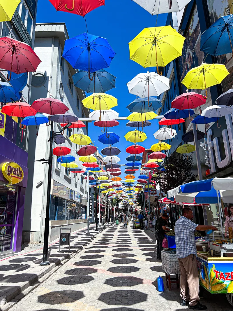 Punainen Aksaray-moskeija (Eğri Minare): opas ja historia